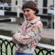 Biker Jacket Tie-dye Leather 